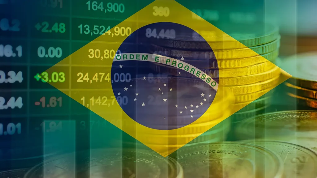 Fluxo de investimentos no Brasil
